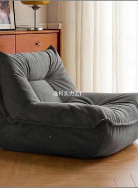 懒人沙可躺可睡毛毛虫人类狗窝室布卧艺单人小户型闲CVL沙发发休
