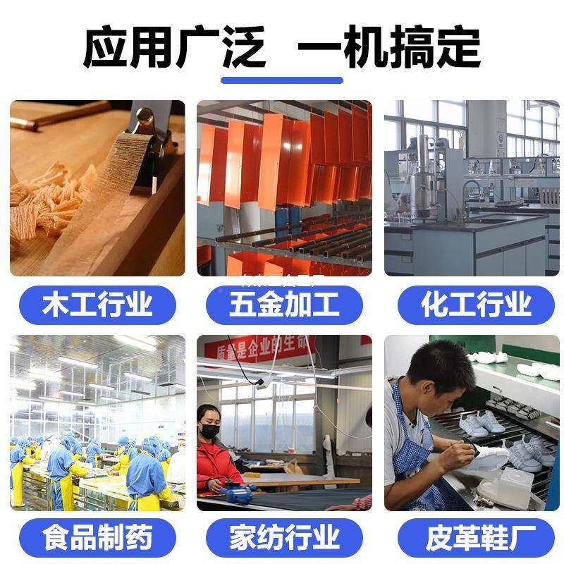 木器工吸尘工业用工厂车间粉风尘布除袋尘器大功率雕刻机机集LDV