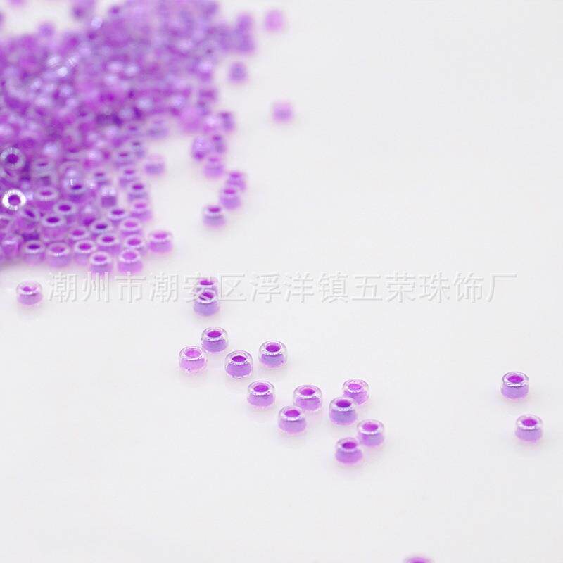 WR55绣连线珠玻璃米珠-机珠电脑珠盘散珠TMJ饰品辅料家纺