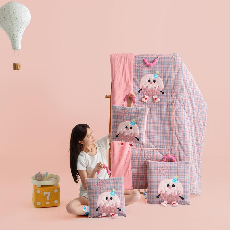 棉2205新款全手提款曲奇系LN-2025-抱枕列被