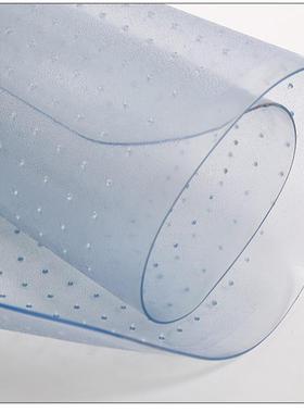 pc透明浴垫室防滑地垫滑钉轮椅子地板保护垫凸形PVCv带地毯垫009