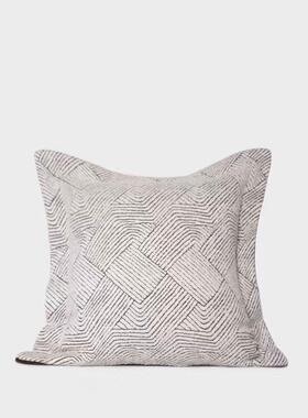 轻奢简约现代抱枕发客厅靠垫方枕沙样板间酒店抱枕墨绿包靠PUZ腰