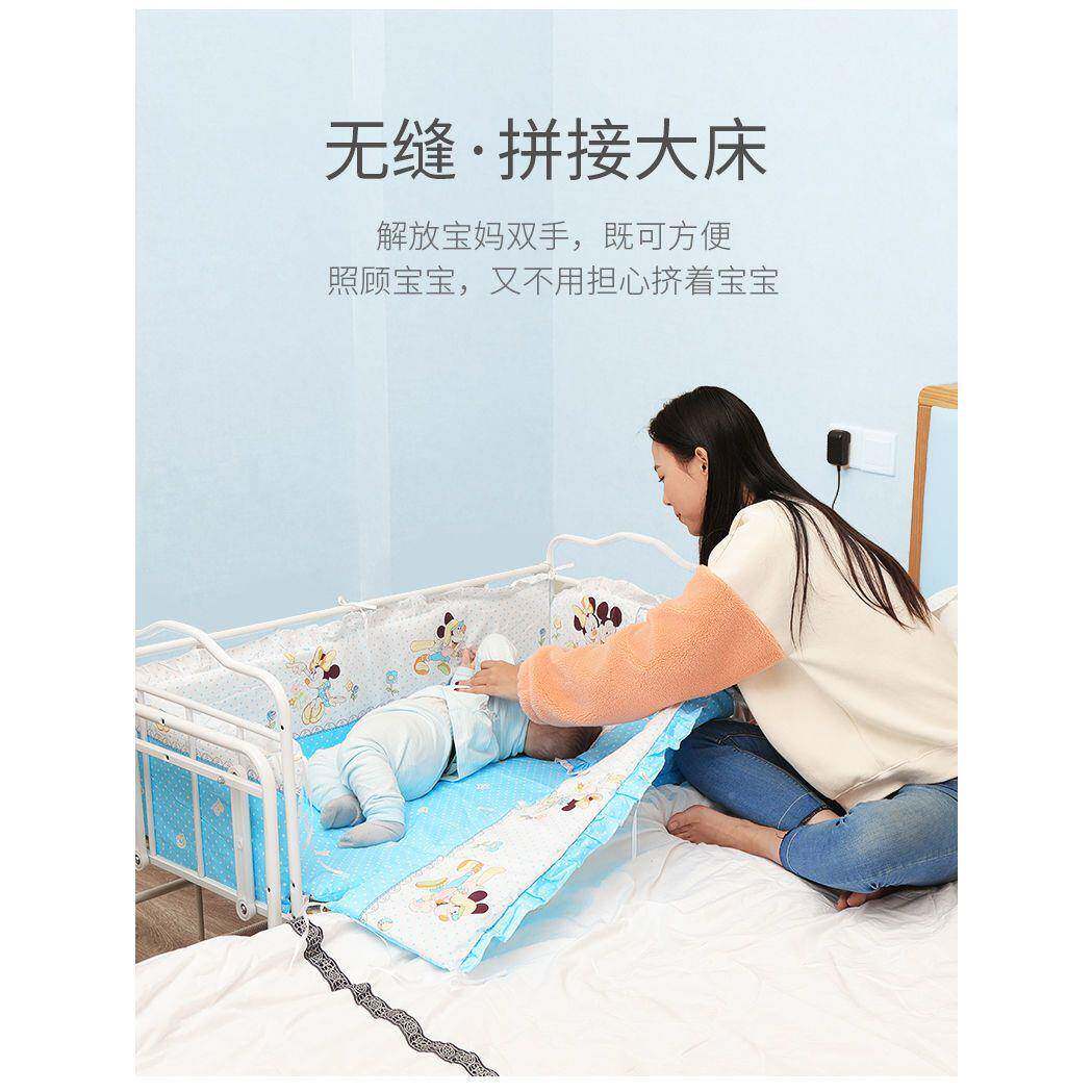 贝儿啦迪婴儿床电动摇床多功能接大拼床全自动摇篮床GYE婴小床刚