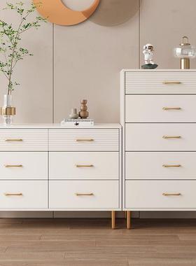 斗柜现代简约抽屉柜柜卧室床厅头柜收纳柜客大LZO容量储物五柜斗轻奢
