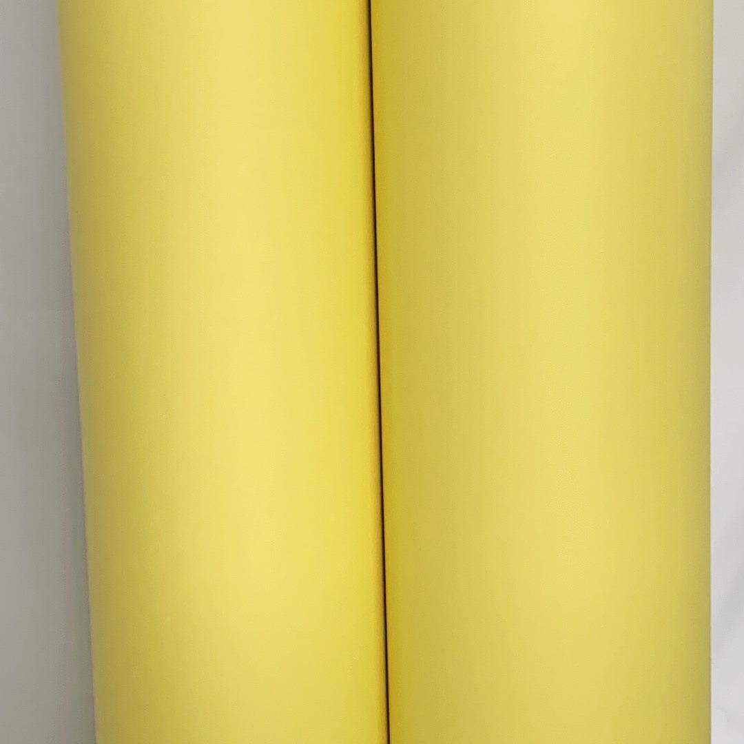 特厚饰导气槽面哑光自粘黄色墙纸壁纸展柜麻471装贴纸膜翻新贴波