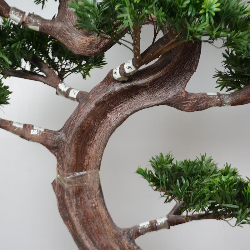 树仿松绿植造景人造景观假树客松仿真盆景迎枯真树摆件罗FZSS-001