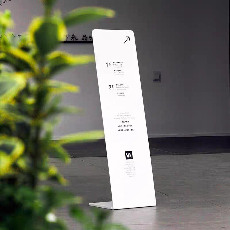 L形指示牌引导展示牌禁止停车小心地滑台阶提示牌广告牌铆钉其他