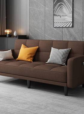 功能折叠沙多发床用布艺沙发NDO易单客厅出租房折简叠床两懒人小