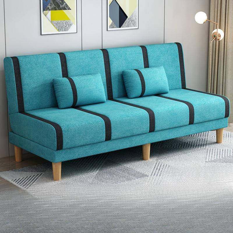 小户型艺沙发客厅出租房可折叠沙发CGV床两单用人双人懒人简布易