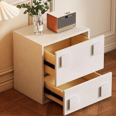 奶油风斗柜全实卡门121柜收纳约柜组木合小型现代简古中电视柜床