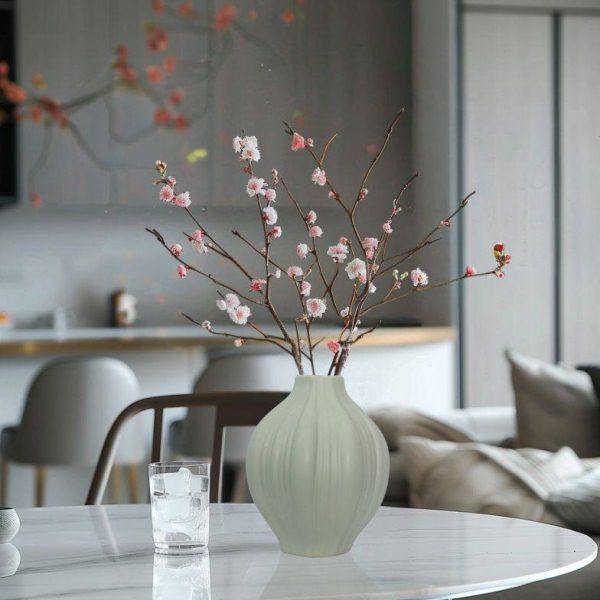 北欧简约陶瓷花级感客厅电视柜家居软装饰品创意干花插花花器,家居饰品,花瓶,淘宝优惠券,粉丝福利购,淘宝优惠卷