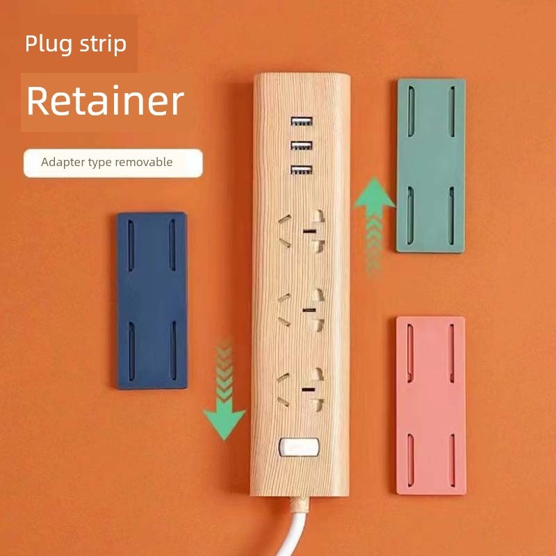 壁挂式存d储路由器插入式电源插座固定贴纸