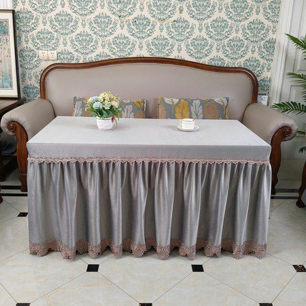 夏季薄款电取暖桌罩套防尘桌布荷兰绒桌套办公桌餐桌桌裙单层桌布,居家布艺,烤火罩,淘宝优惠券,粉丝福利购,淘宝优惠卷