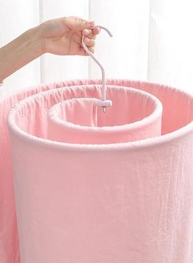 【下单立减】家用多功能不锈钢衣架晒被子晒被套床单家庭宿舍TH