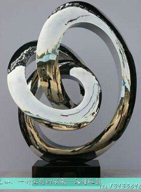 户外大型不锈钢镜面雕塑定制城市广场景观创意金属雕塑品落地摆件