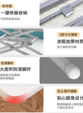 餐miin摆摊简易桌桌面可折美甲茶桌几升降折叠迷10262417你小桌子