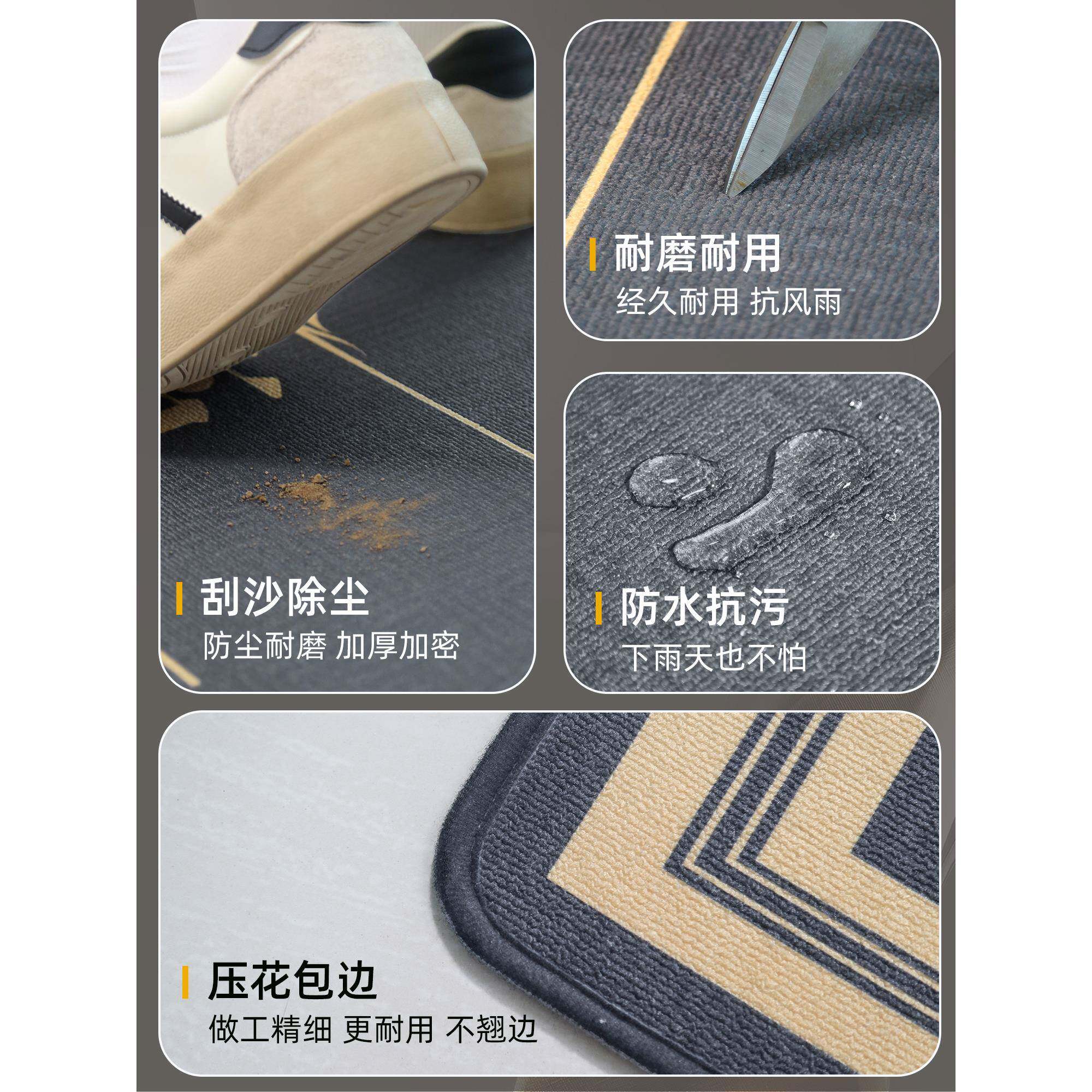迎光TThzuffg临门垫商用店大制欢门口防滑地垫酒入户门迎宾进门地