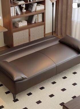 猫房抓皮现发床一体两沙用简约代小户型客厅出租办公室WEG可折叠