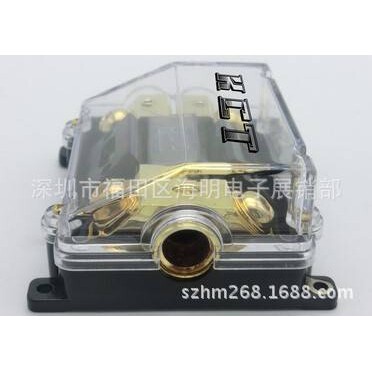 汽车音响保险座/功放保险丝/保险管/保险胆/保险片/带数显一出二