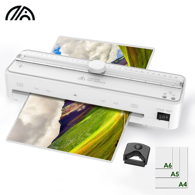 方诺新款白色A4过塑机办公家用小型塑封机相片覆膜机照片过塑机