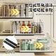 伸缩拉篮RIA屉厨房深柜抽拉物架收餐置具储物盒橱柜调料碗碟抽式