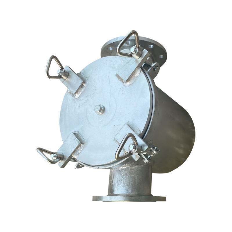 双皇船用铸钢粗水滤器CB/T497-94海水吸入直通直角篮式桶式AS1050