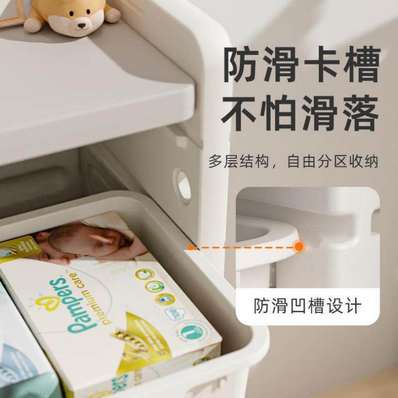 儿童玩容家具收纳架料抽屉式玩具架大量塑玩具柜用置92105物架收纳