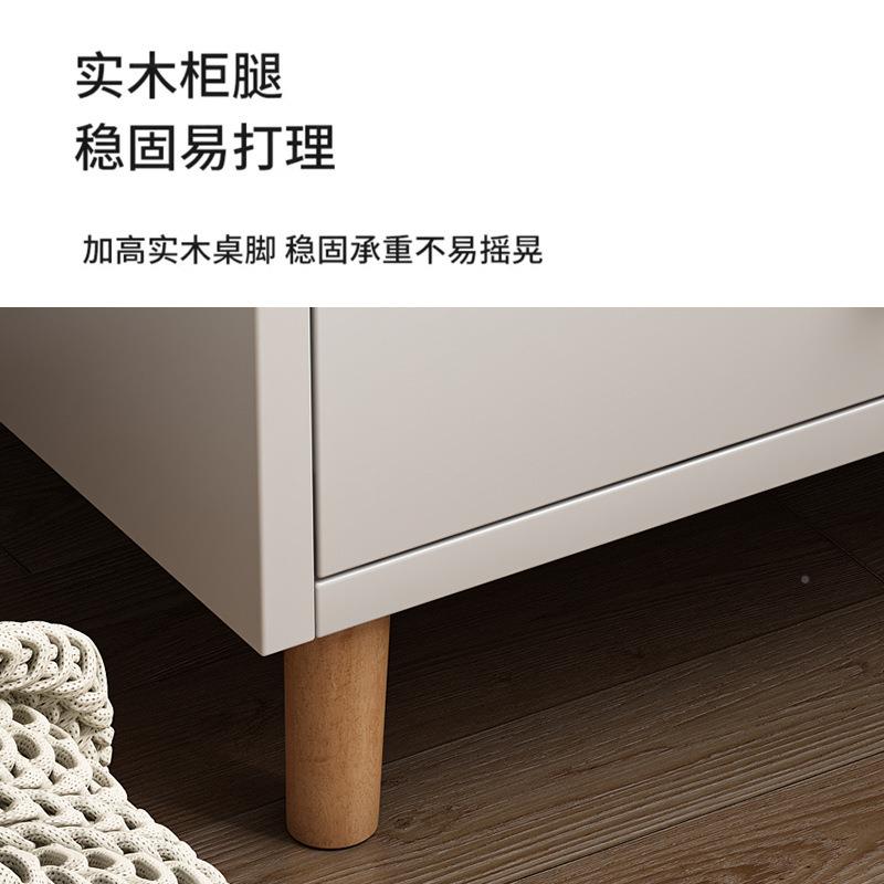 床头柜简约现代实木腿2储床物柜小型易简卧室家用204新款头置1床