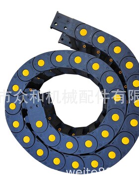 STC机械手拖链/KDP025*25/40*35-500配接头/肯泰特双向弯曲拖链