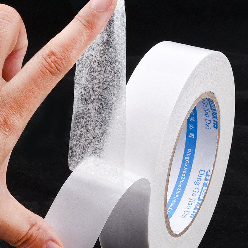 双面胶高粘强力两面粘贴宽5厘米4公分2mm6白色固定墙面防冻