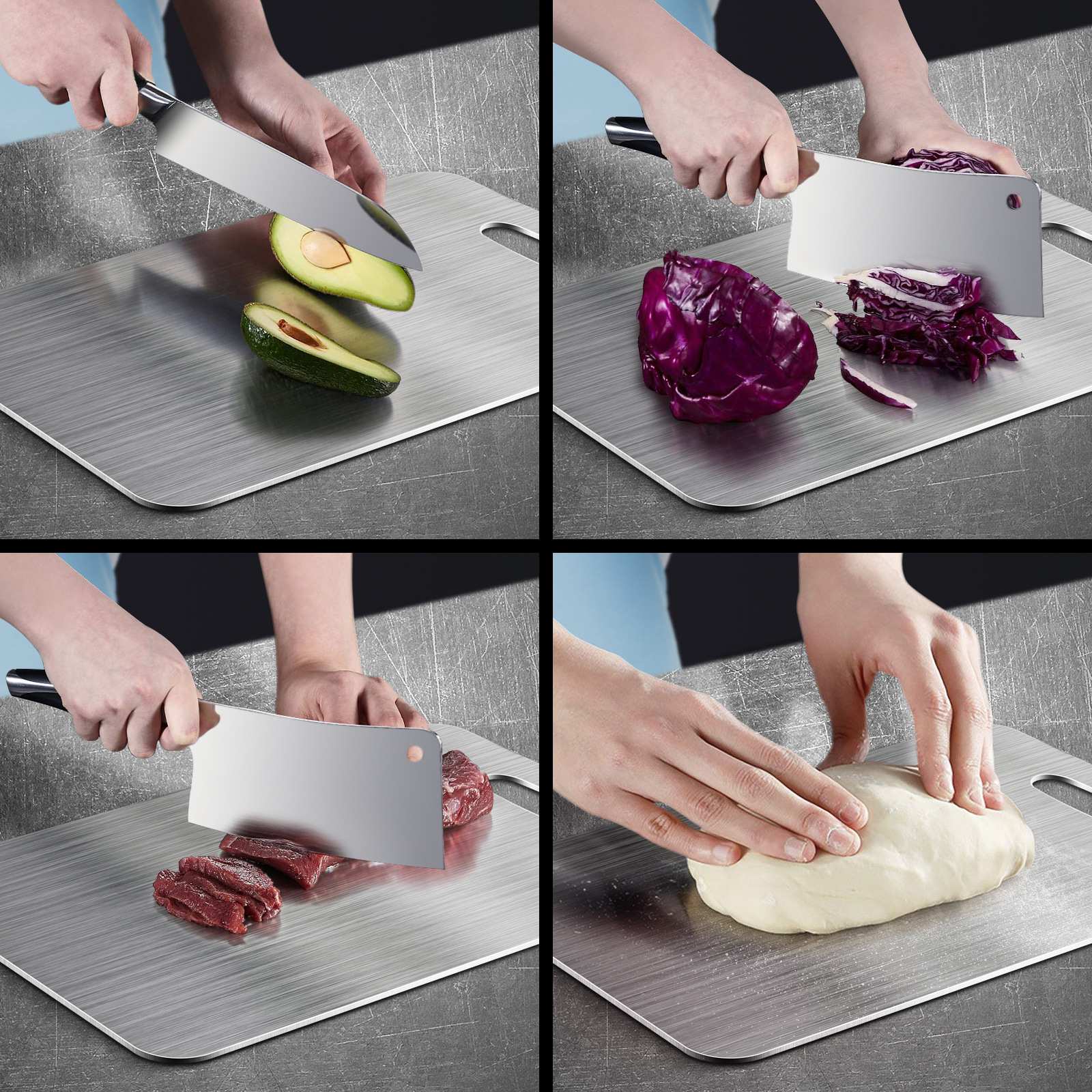 304不锈钢防菌防霉菜板解冻砧板