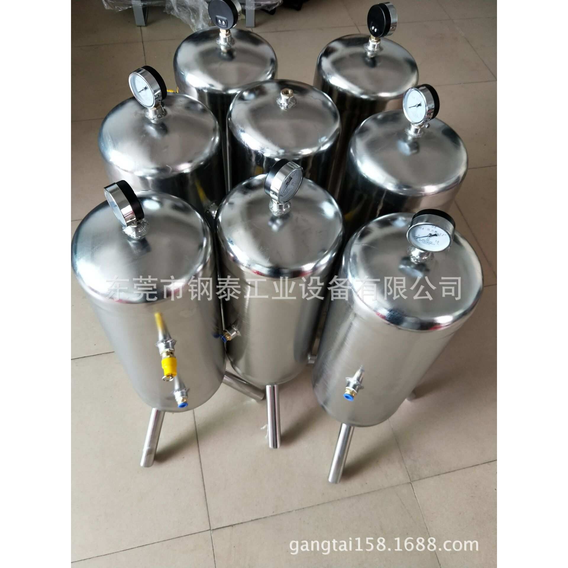 现货供应立式热销 稳压罐304小型储气桶空压机储气罐