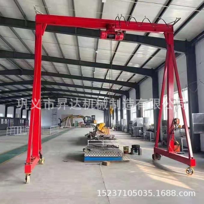 起重龙门吊架厂家生产简易小型龙门吊起重机可直行后退门龙门吊架