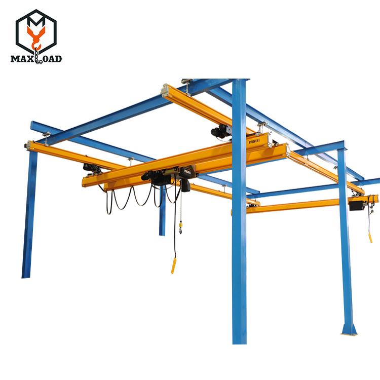 KBK柔性轨道吊机刚性轨道500kg工位吊桁架行车，KBK柔性起重机