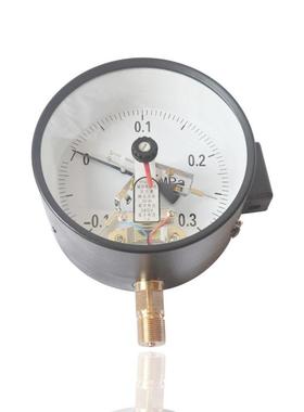 磁助力电接点压力真空表径向正负压铁壳YTXC150-0.1~0.3MPA厂销