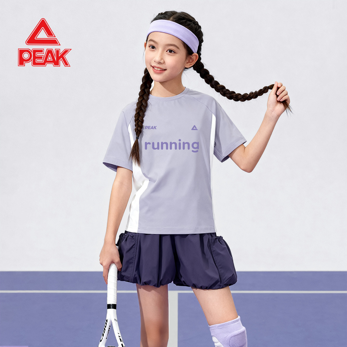 匹克童装女童短袖上衣夏季新款图片