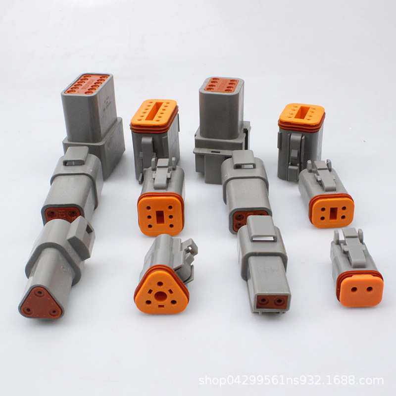 汽车连接器接插件wiss外贸十五格德驰盒装国产防水DT04-2PDT06-2S