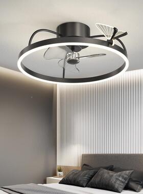 2FS5009025年新款卧室灯顶厅灯带风扇吸灯吊扇灯卧静室餐大风轻奢