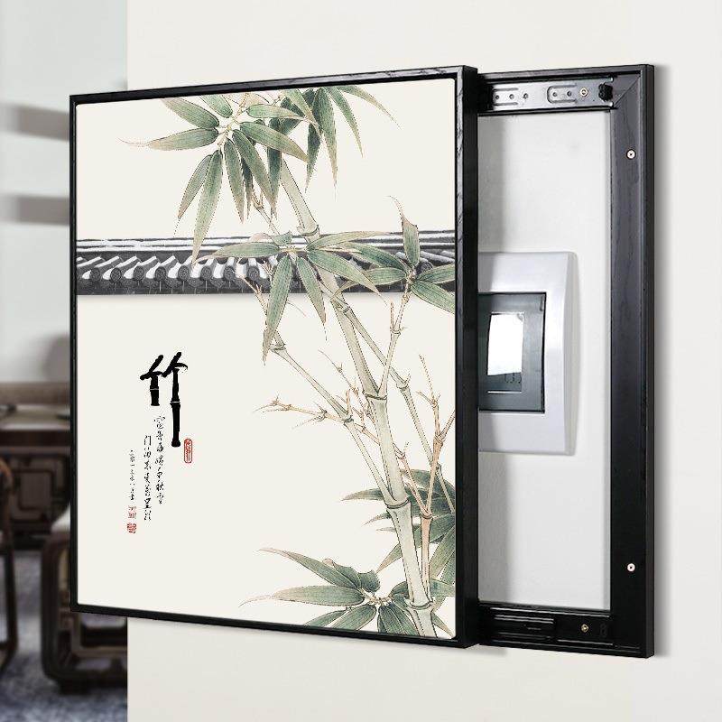 新中式空开箱装画竖版免孔遮挡电箱电表盒总开配饰关82389568电闸,家居饰品,现代装饰画,淘宝优惠券,粉丝福利购,淘宝优惠卷