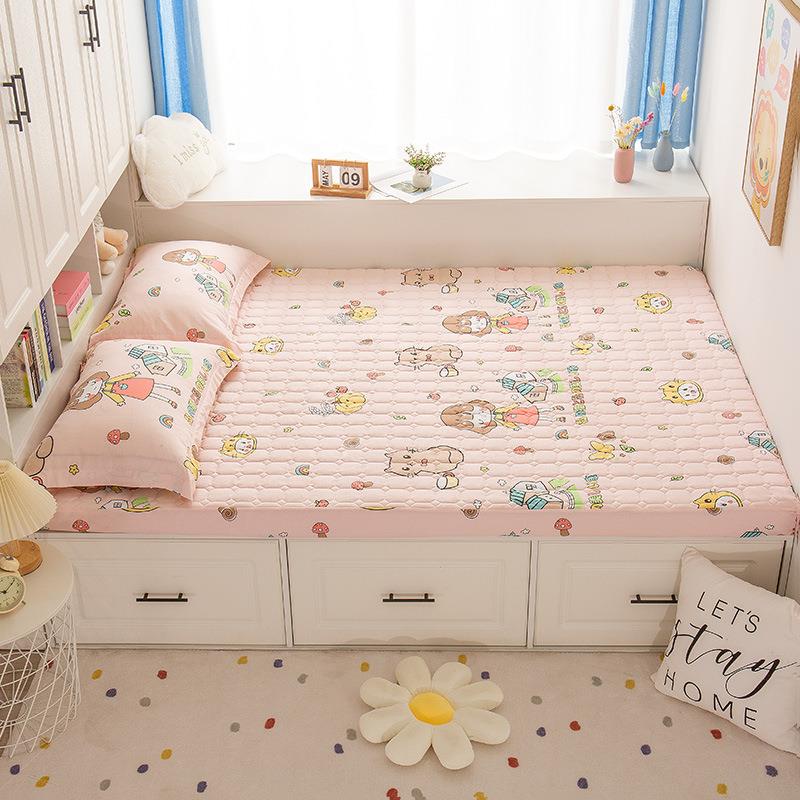 棉儿童夹棉加厚床笠罩薄保套榻米床单单件F5M7HJ881.护5米棕垫可