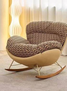 懒人沙发椅HKT室内壳蛋摇摇椅躺成人台家用阳客厅轻奢