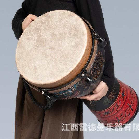 成儿童初学者江手鼓标准12人旅寸专业演奏家轻质丽DFU非洲鼓行可