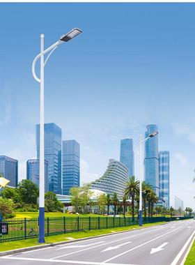 户外道路灯4米米6米7米8米防水亮LEDQ523镀超锌路灯OMO杆道路5照