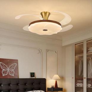 中古风卧室风扇2灯205新款 美复古静音大风力餐796厅吊灯中扇山式