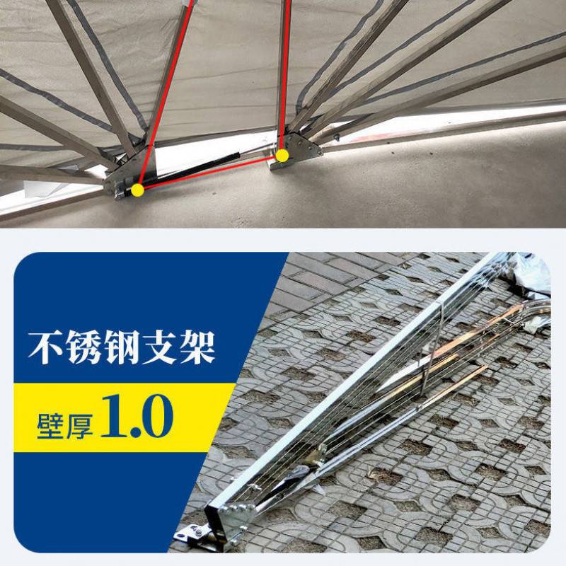 Ejv半自动移动折叠伸缩车库防雨阻燃汽车停车棚加厚加棉保暖车罩