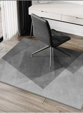 地毯书房习办公桌AVZ下电脑电竞学转椅防垫滑地板保卧室长方护形