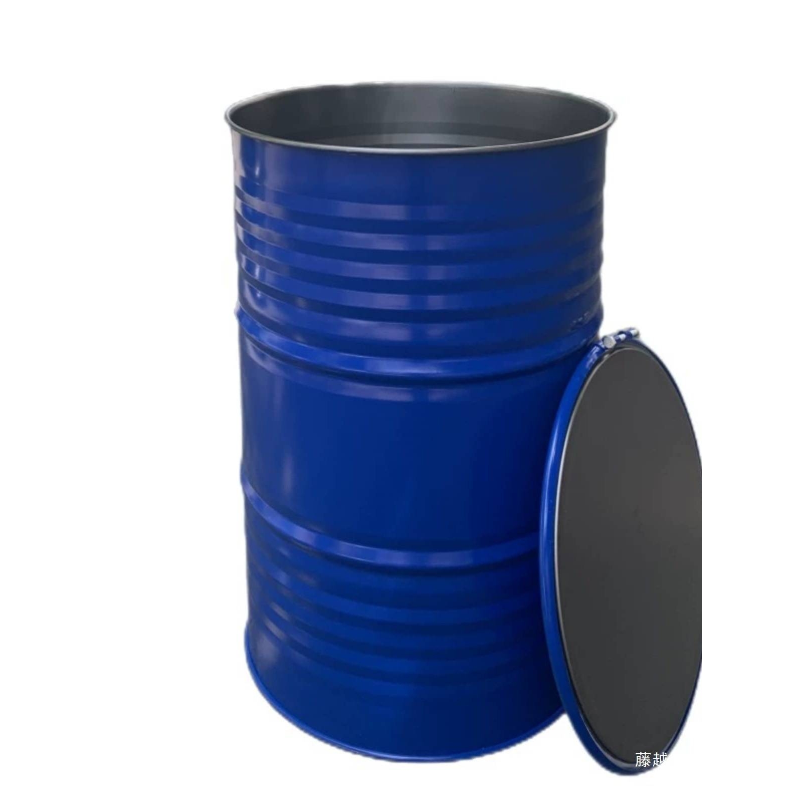 200升开口桶汽油柴油桶冷轧钢油桶加厚桶200L开盖铁桶装饰桶