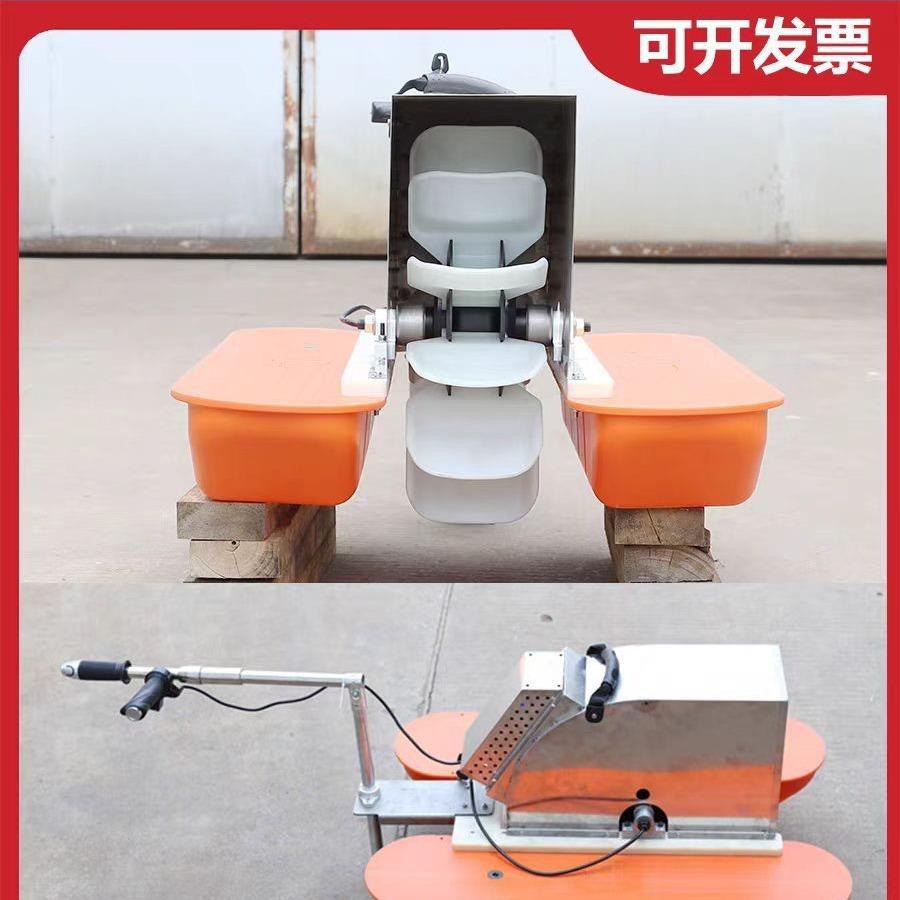 虾塘自浮式水产养733轮殖电船用明动进器4推8V船用挂浆机水拨轮