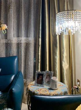 跨境奢华欧式轻奢现代客厅床创意个性地头K4669落水晶可拆灯卧室