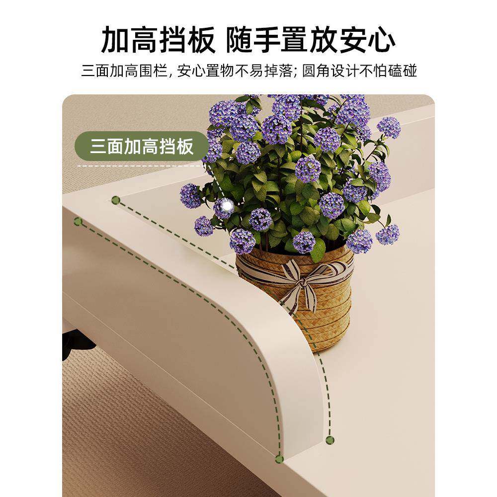 跨升床桌可移动书桌电脑桌用ZUJ床上桌懒人降卧家室边小床桌子床